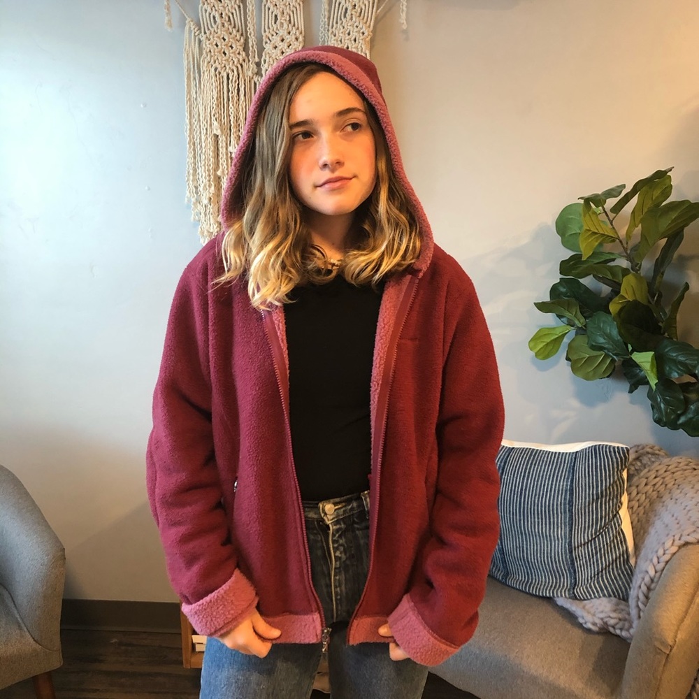 Patagonia women’s fleece jacket.